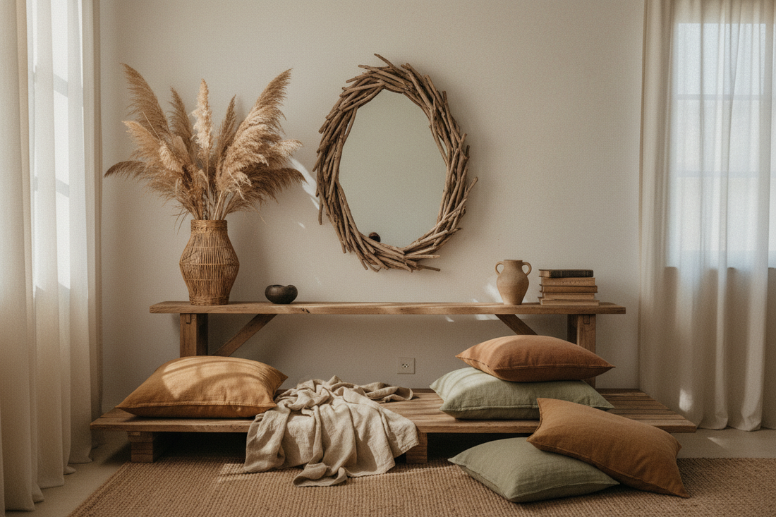 Tendances déco 2026 : le retour du naturel et du bohème tropical
