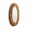 Miroir Ovale Bambou